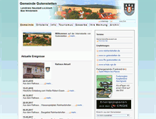 Tablet Screenshot of gutenstetten.de